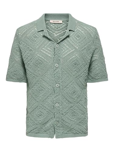 ONLY & SONS Onskolmar Reg 5 SS Camiseta de Punto, Iceberg... - Nouvelle promo Amazon à 7.52€
