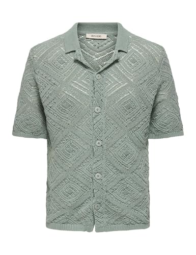 ONLY & SONS Onskolmar Reg 5 SS Camiseta de Punto, Iceberg... - Amazon Espagne à 7.42€
