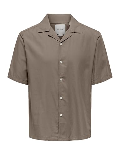 ONLY & SONS Onsdilem Reg 0300 SS Resort - Camiseta, fósil... - Mode & Vêtements Amazon Espagne à 15.84€