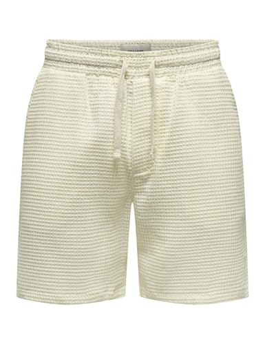 ONLY & SONS Onstel Savier Waffle 0326 - Pantalones Cortos... - Home & Kitchen Amazon Spain à 7.74€