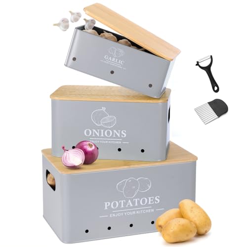 Dekosilave Juego de 3 recipientes de metal para... - Jouets & Jeux Amazon Espagne à 116.21€