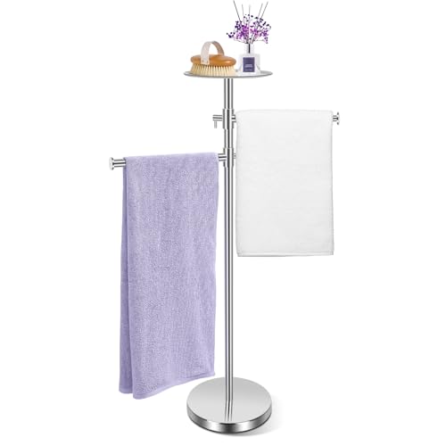 Alyvisun Porte Serviette Salle de Bain, Porte Serviette sur... - Bricolage & Outils Amazon France à 52.99€