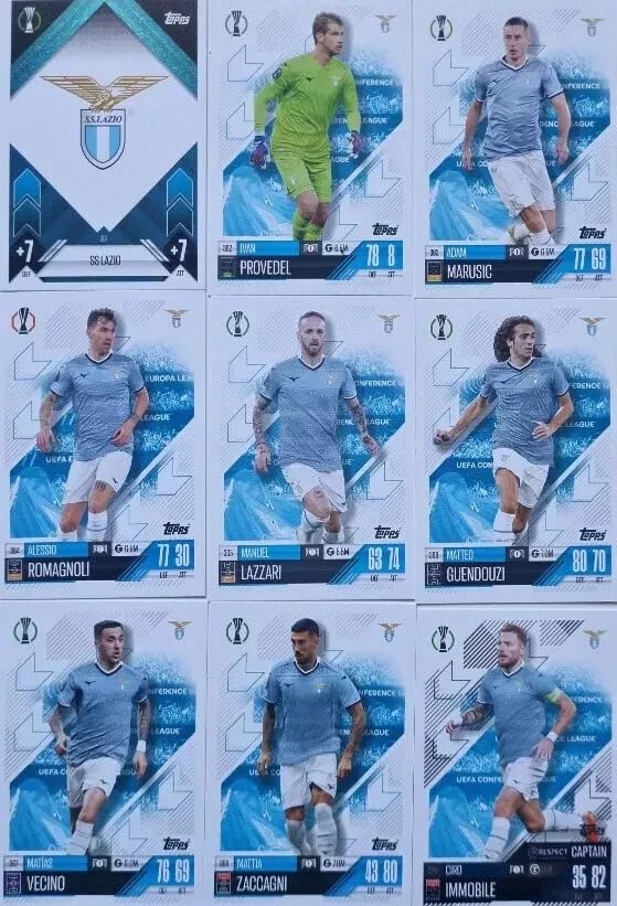 Match Attax 2024 2025 Lazio Full Base Card Team Set - Auto & Moto Amazon Royaume-Uni à 1.99€