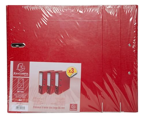 Exacompta - Ref. 918403SE – Karton mit 4 x 3 Aktenordnern... - Amazon Allemagne à 20.08€