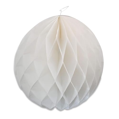 GREENBOX Seidenpapier Pompon Deko 25 cm weiß - Lampion weiß... - Maison & Cuisine Amazon Allemagne à 2.64€