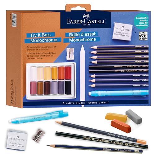 Faber-Castell Try It Box - Juego de arte monocromático, 27... - Jouets & Jeux Amazon Espagne à 74.56€