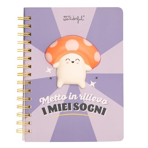 Mr. Wonderful - Cahier A5 3D squishy - Je sors du lot... - Auto & Motorcycle Amazon Italy à 3.98€