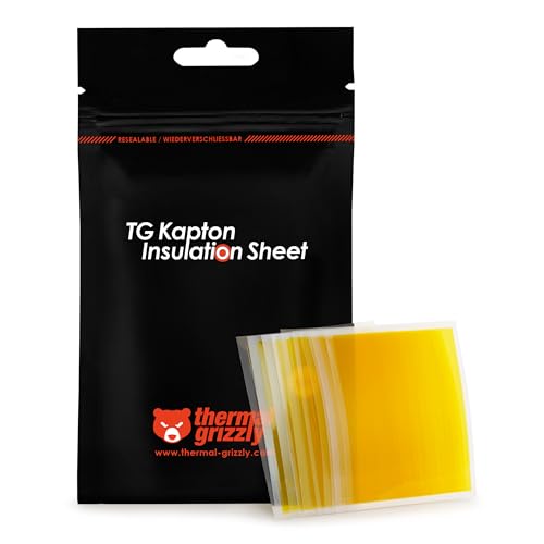 Thermal Grizzly Kapton - Lámina de aislamiento – 50 rayas... - High-Tech & Électronique Amazon Espagne à 1.00€