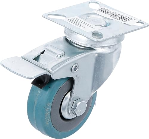 BGS Diy 81963 | Swivel Castor with Brake | Rubber | with... - Maison & Cuisine Amazon Royaume-Uni à 2.16€