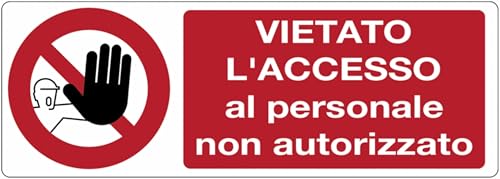 GLOBAL CARTELLO SEGNALETICO UNI - Vietato l'accesso al... - Auto & Moto Amazon Italie à 1.99€