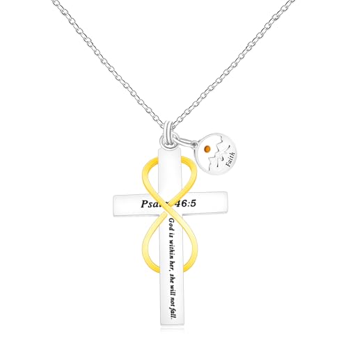 Uloveido Collier avec croix éternelle en acier inoxydable... - Bricolage & Outils Amazon France à 3.37€