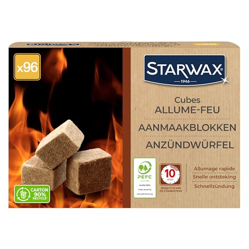 STARWAX - Cubi accendifuoco - Fino a 10 min di combustione... - Bon plan à 8.94€