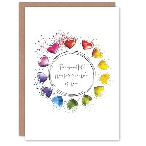 Artery8 Marriage Poem Pleasure Love Euripides Rainbow Blank... - Auto & Moto en promo à 2.13€