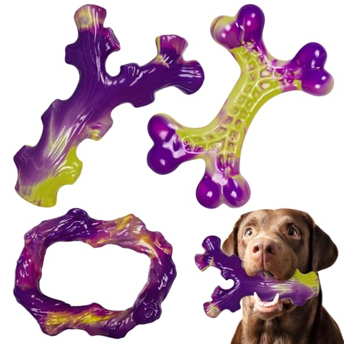 Frienhund Tough Dog Toys for Aggressive Chewers 3 Pack... - Jouets & Jeux en promo à 1.01€