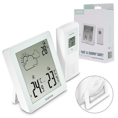 Hama Stazione meteo (con sensore esterno, termometro... - Sports & Fitness Amazon Italie à 18.02€