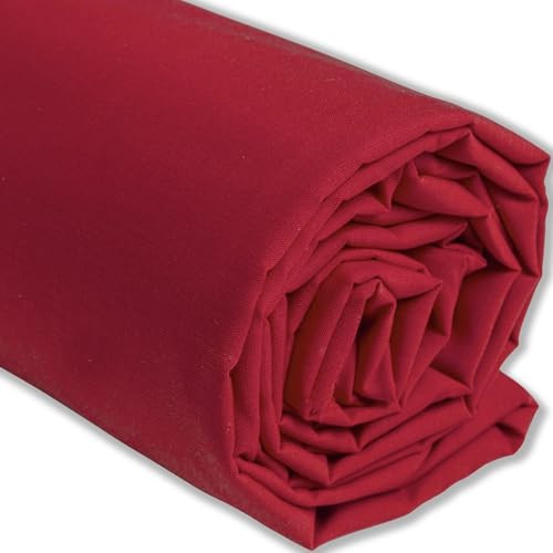 IPEA Baumwollstoff Popeline Rot - 200 cm x 150 cm - Made in... - Maison & Cuisine Amazon Allemagne à 15.99€