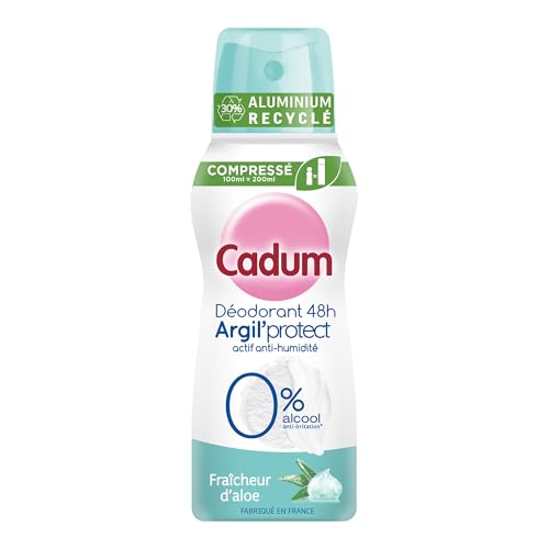 Cadum Déodorant 48h Argil'Protect Fraîcheur d'Aloé, Lot de... - Beauty & Fragrances Amazon France à 3.99€