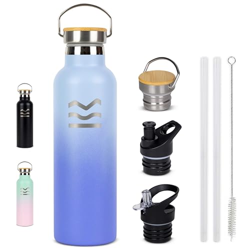 Gourde Isotherme 750 ml Bleue - HUIIKE | Bouteille... en promo à 17,20€ (-72%) sur Amazon FR