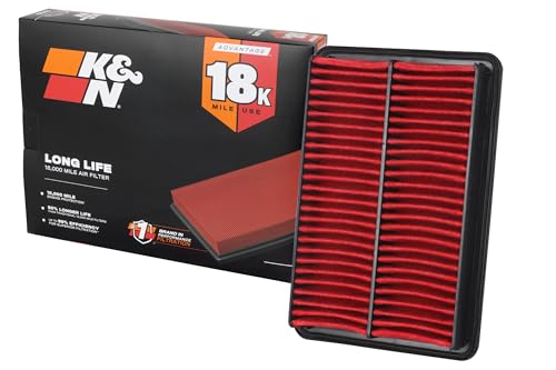 K&N Filtre à air moteur : Long Life 18 000 Mile Filtre à... - Auto & Moto Amazon France à 30.33€