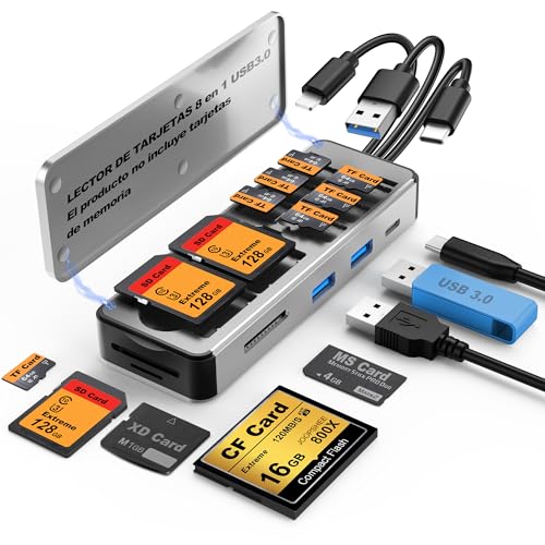 8in1 lettore di schede SD, scheda di memoria multi in... - High-Tech & Électronique Amazon Italie à 23.95€
