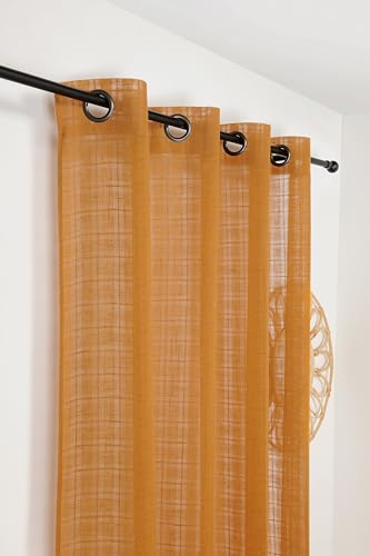 Linder - Voilage Carreaux Alsaciens - Finition Œillets... en promo à 20,58€ (-50%) sur Amazon FR