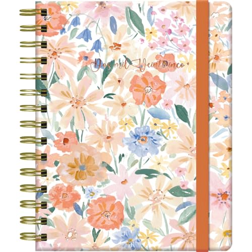 Dohe Floral Dalia Agenda semainier 2025 format A5 (15 x 21... - Auto & Moto en promo à 11.97€