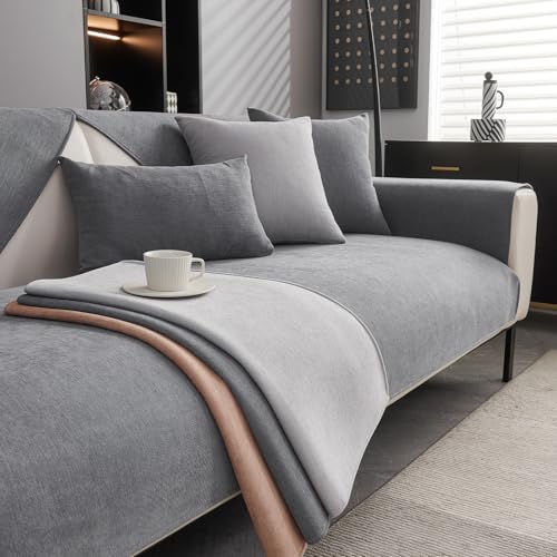 CJJZFO Housse de canapé en chenille douce - Antidérapante... en promo à 14,27€ (-51%) sur Amazon FR