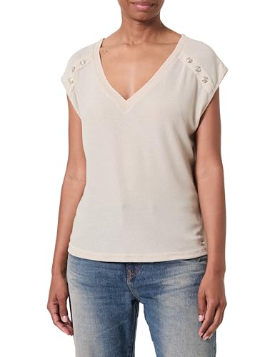 Morgan - Camiseta de Manga Corta, Beige M, XS - Mode & Vêtements Amazon Espagne à 13.20€