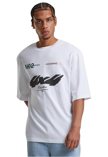 Mister Tee Motorsport Heavy Oversize Sleeve Tee White, XXL - Sports & Fitness Amazon Allemagne à 8.48€