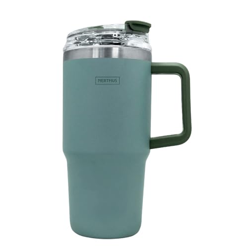 Nerthus FIH 1436 tasse isotherme 600 ml verte avec... - Auto & Moto Amazon France à 14.19€