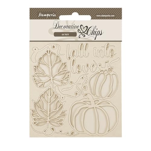 Stamperia SCB236 Decorative Chips, Brown, 14 x 14 x 0.1 cm - Bon plan à 5.91€