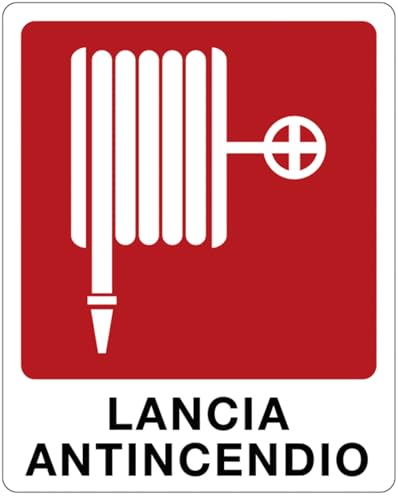 GLOBAL CARTELLO SEGNALETICO - Lancia antincendio - Adesivo... - Fournitures Bureau en promo à 2.49€