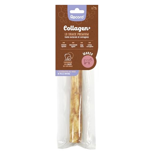 Record - Snack Premium pour Chiens Collagen+ Goût de Boeuf... - Animalerie Amazon France à 7.15€