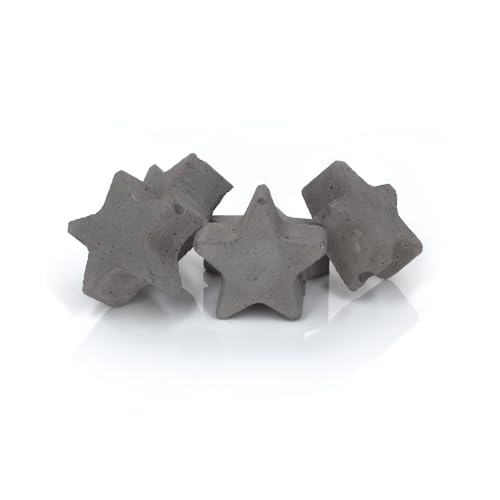 Beton Stern klein | optional veredelt mit Blattmetall |... - Maison & Cuisine Amazon Allemagne à 1.99€