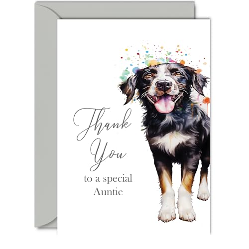 Thank You Cards for Aunt - Party Dog - Thankyou Cards for... - Pet Supplies Amazon UK à 1.99€