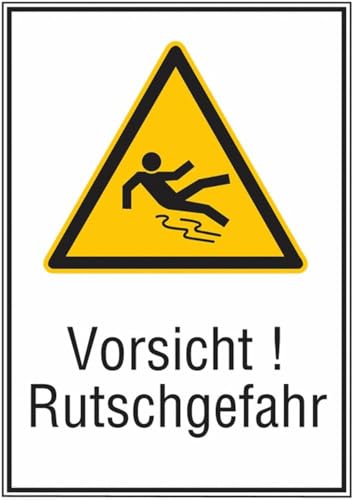 GLOBAL CARTELLO SEGNALETICO - Vorsicht! Rutschgefahr... - Fournitures Bureau en promo à 2.49€