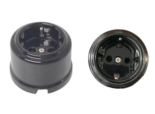 Base in porcellana nera 10 A 250 V, perfetta per impianti... - Animalerie Amazon Italie à 11.67€