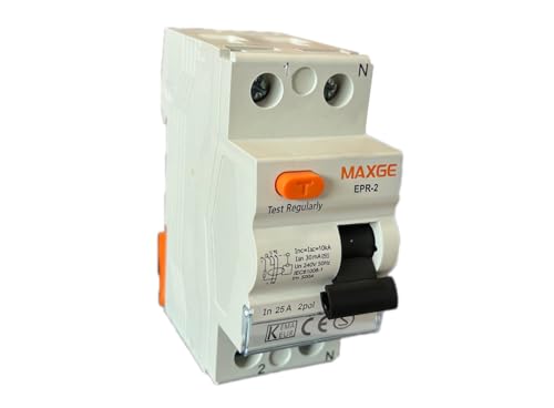 DIFERENCIAL 2P 25A 30mA: Equipado para detectar fugas de... - High-Tech & Électronique Amazon Espagne à 14.09€