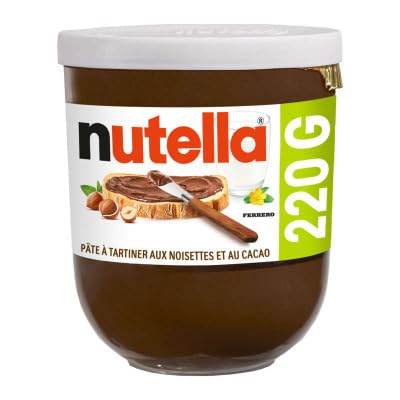NUTELLA Pâte a tartiner aux noisettes et au cacao,220g - Épicerie en promo à 2.95€