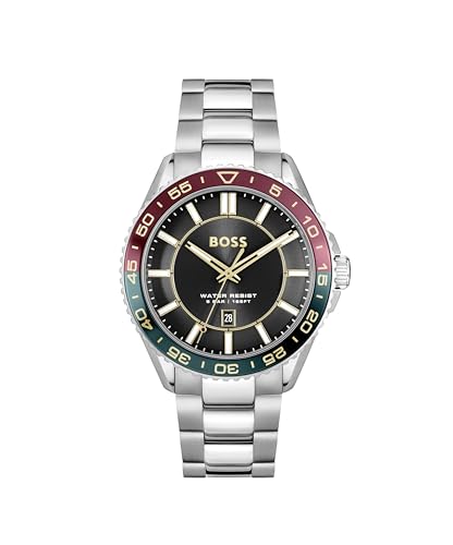 BOSS Reloj con Movimiento de Cuarzo de Tres Manecillas y... - Amazon Spain à 85.00€
