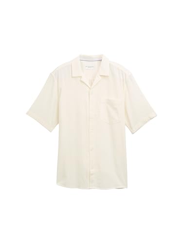 TOM TAILOR Camicia da Uomo, 10332 - Bianco, XXL - Bon plan à 11.52€