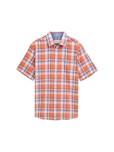 Tom Tailor Regular Fit Kurzarmhemd mit Karomuster, Indigo... - Fashion & Clothing Amazon Germany à 17.41€