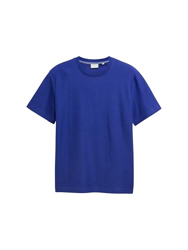 TOM TAILOR Maglietta da Uomo, 25386 - Crest Blue, XS - Amazon Italy à 5.97€