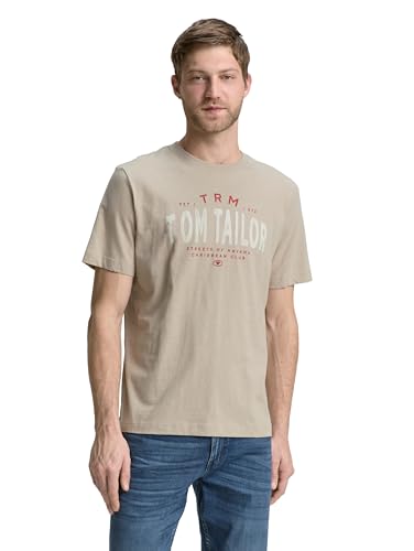 TOM TAILOR Maglietta da Uomo, 11032 - Anacardi Beige, XS - Auto & Motorcycle Amazon Italy à 4.84€