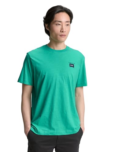 TOM TAILOR Maglietta da Uomo, 11137 - Peacock Green, S - Bon plan à 4.83€