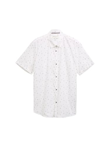 TOM TAILOR Denim Camisa para Hombre, 38028 - White Rose... - Amazon Espagne à 9.21€