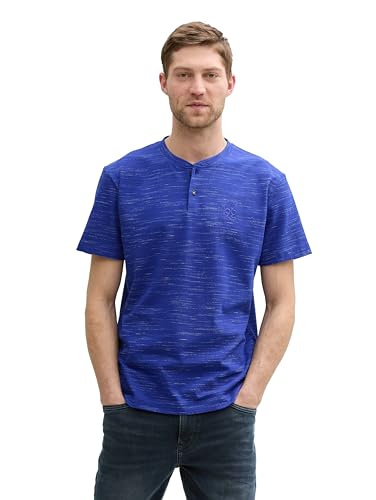 TOM TAILOR Camiseta para Hombre, 25386 - Crest Blue, S - Mode & Vêtements en promo à 9.81€