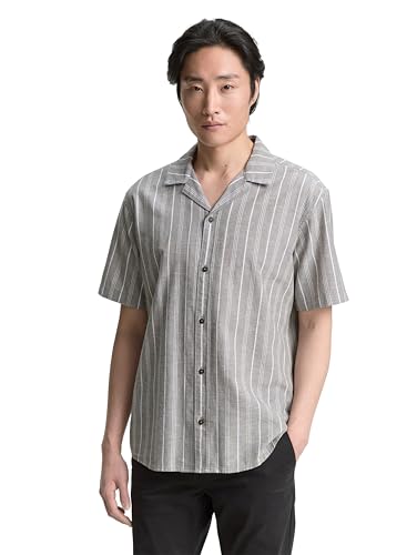 TOM TAILOR Camicia da Uomo, 37923 – Olive White Stripe, L - Amazon Italy à 22.99€