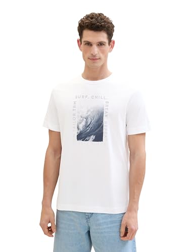 TOM TAILOR Maglietta da Uomo, 20000 - Bianco., XS - Amazon Italy à 4.40€