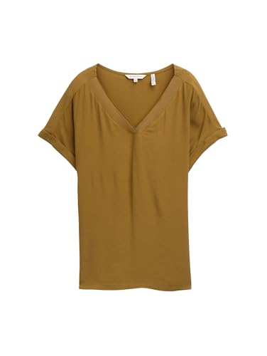 TOM TAILOR Blusa Holgada con Cuello en V para Mujer, 15664... - Deal du jour à 9.81€